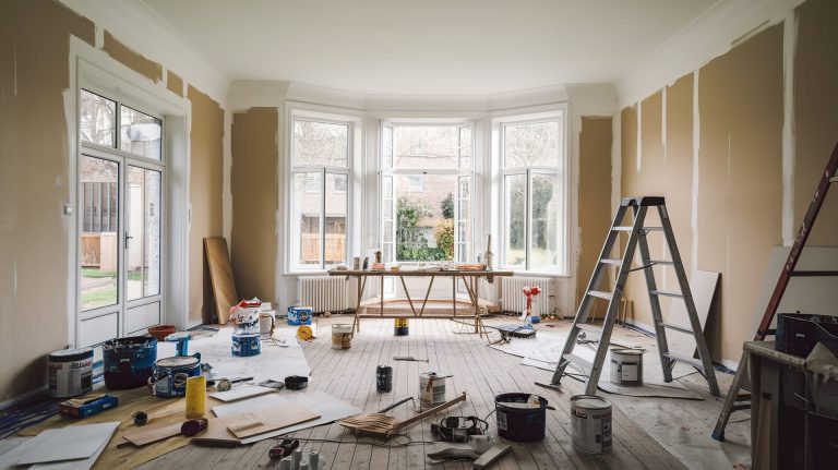 projet de renovation en cours